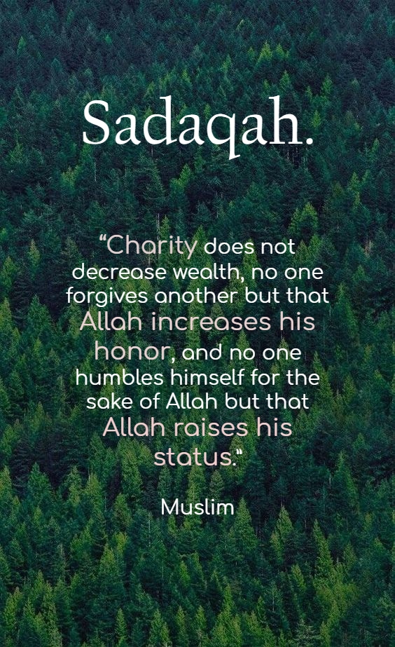 Sadaqah - Islamic Quotes in Englsih
