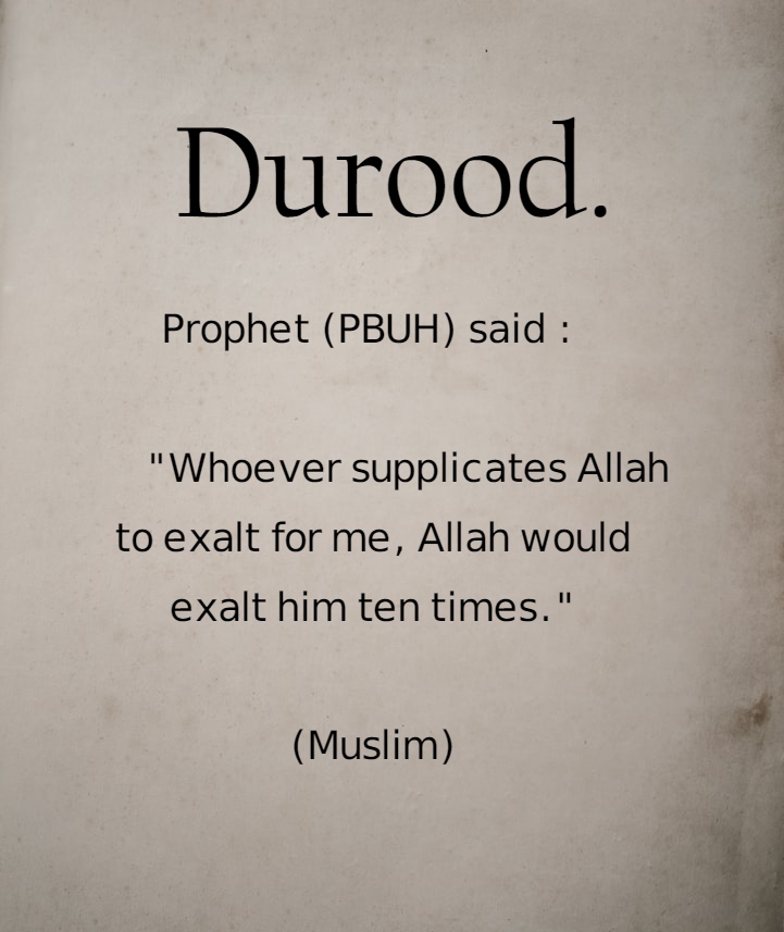 Durood - Islamic Quotes in Englsih