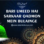 Bari Umeed Hai SARKAAR Qadmon Mein Bulainge
