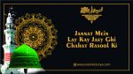 Jannat Mein Le Ke Jaye Gi Chahat Rasool ﷺ Ki (Naat Lyrics)