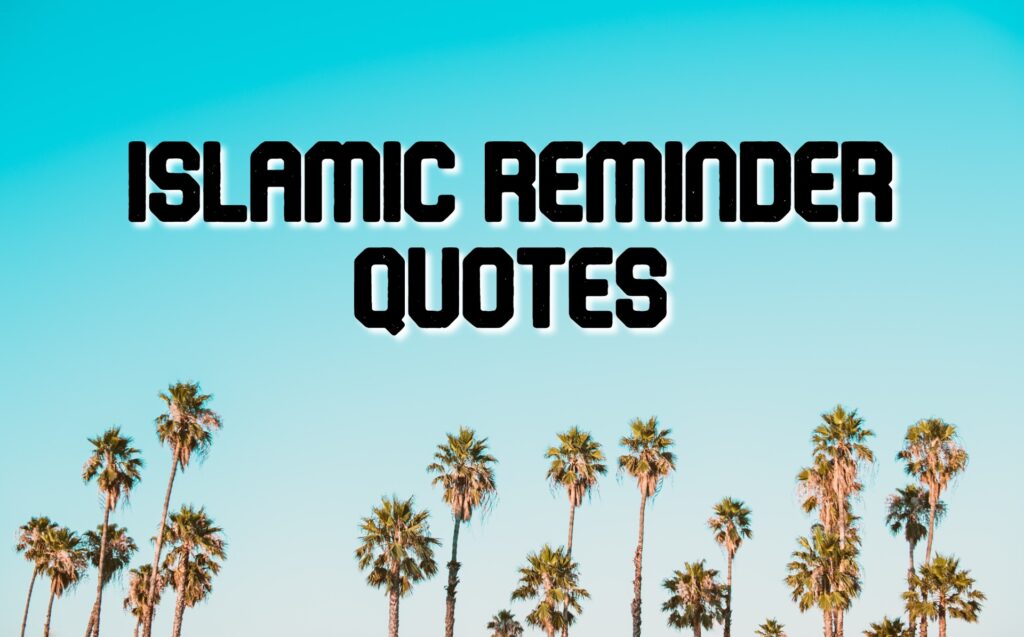 Islamic Reminder Quotes