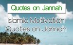 Islamic Quotes On Jannah | Jannah (Paradise) Quotes with Images