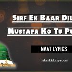 Sirf Ek Baar Dil Se Mustafa Ko Tu Pukar Lyrics