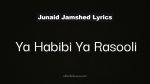 Ya Habibi Ya Rasooli - Junaid Jamshed (Lyrics)