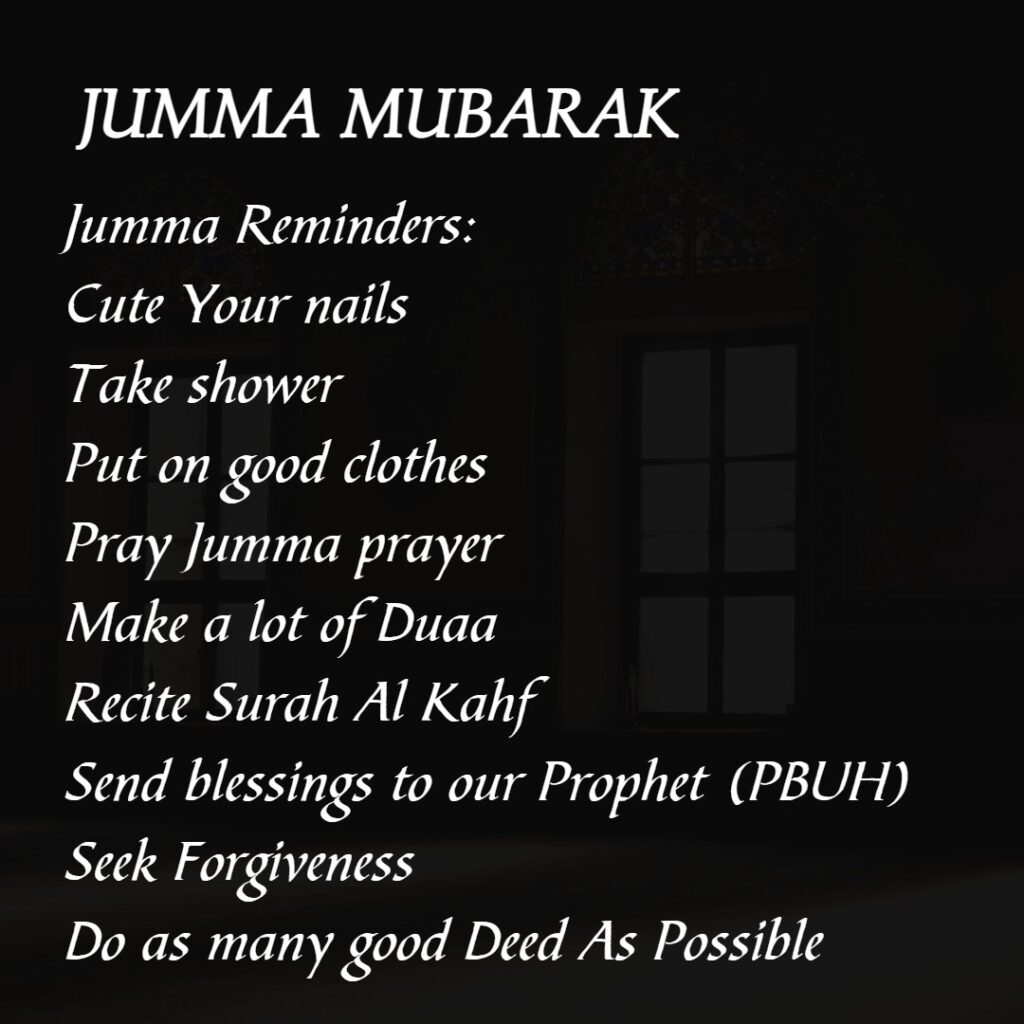 Jumma Mubarak Quotes, Dua and Wishes 