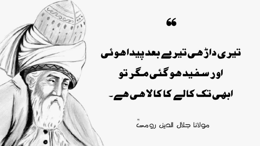 Molana Jalaluddin Rumi Quotes in Urdu