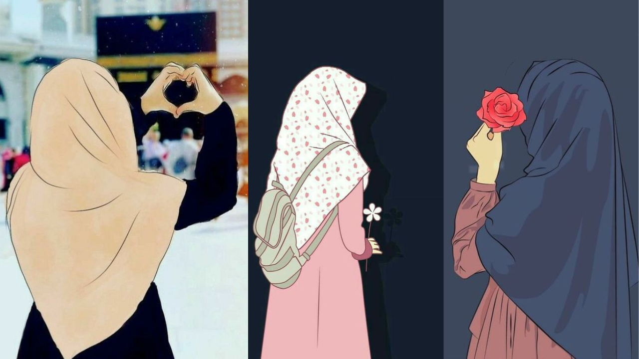 50+ Animated Dp Images For Muslim Girls - Hijab/NiqabDps